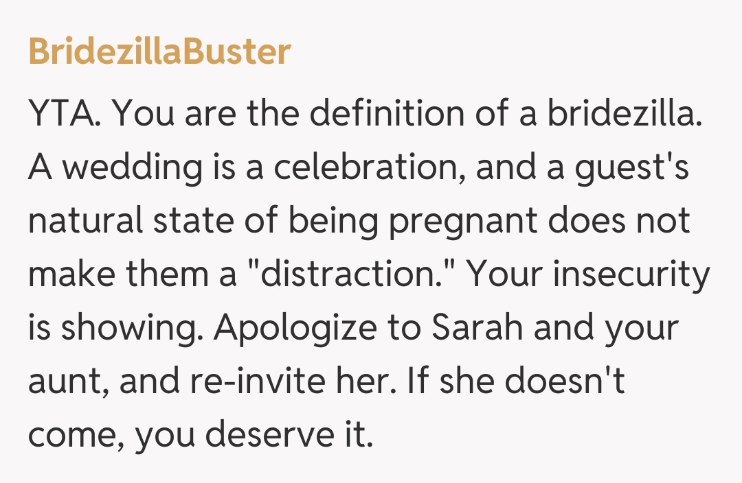 Comentariu de la BridezillaBuster