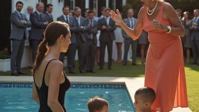 Photo of My Mother Ordered Me Out of the Pool in Front of Everyone — What She Didn’t Know Was That the House Was Never Truly Hers