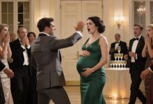 Photo of Eight Months Pregnant, He Publicly Questioned My Baby’s Paternity at His Promotion Party — But He Didn’t Know the Three Men Walking Through Those Doors Owned His Entire World
