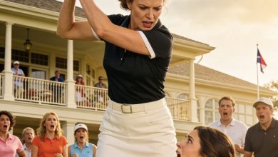 Photo of Seven Months Pregnant at a Charity Luncheon—She Never Expected a Public Confrontation, or That Her Husband Would Simply Stand and Watch