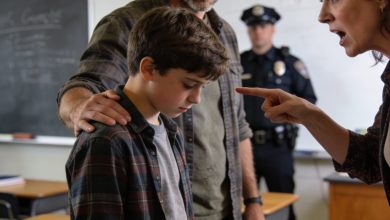 Photo of Teacher Publicly Accuses 12-Year-Old of Theft and Pressures His Father to Pay — Until a Senior Police Colonel Walks Into the Classroom