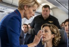 Photo of Flight Attendant Humiliates Dr. Kesha Washington in First Class — Minutes Later, the Captain Learns Who She Is and Everything Changes