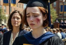 Photo of At My Graduation, My Father Publicly Claimed I Wasn’t His Real Daughter—But When I Opened the Envelope, His Wife Went Completely Pale