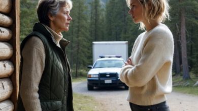 Photo of My Family Showed Up With a Moving Truck and Claimed My Mountain Home Was “Theirs” — They Didn’t Expect Me to Lock Them Out and Call the Authorities