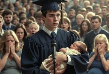 Photo of They Whispered “Just Like His Mother” When He Walked Onstage With a Baby — But His Powerful Words Left the Audience in Tears
