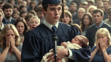 Photo of They Whispered “Just Like His Mother” When He Walked Onstage With a Baby — But His Powerful Words Left the Audience in Tears