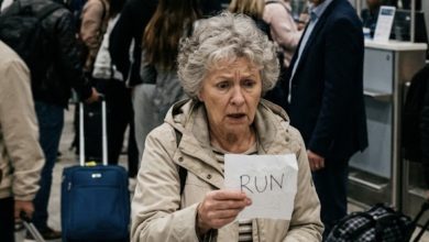 Photo of MY GRANDDAUGHTER SLIPPED ME A NOTE AT THE AIRPORT—ONE WORD SAVED MY LIFE