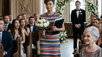 Photo of THEY LAUGHED WHEN I ARRIVED DRESSED AS A CLOWN… UNTIL I OPENED THE FOLDER THAT SENT MY GROOM’S ENTIRE FAMILY TO PRISON