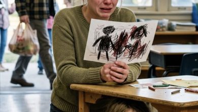 Photo of SHE WHISPERED, “NO ONE CAN GET ME HERE.” I THOUGHT IT WAS A GAME… UNTIL I SAW WHAT SHE HAD DRAWN