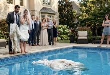 Photo of His Family Laughed as My Wedding Dress Sank Into the Pool—Until My Husband Exposed the Cost of Their Cruelty
