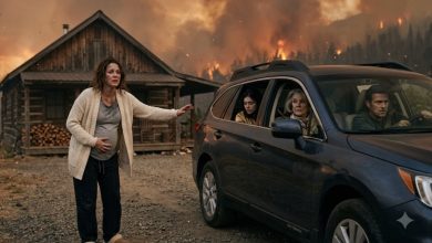 Photo of He Abandoned His Pregnant Wife to the Flames—Then Claimed to Be a Hero Until She Returned With the Truth