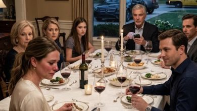 Photo of My Dad Asked One Simple Question at Dinner—Then My Husband’s Cruel Answer Changed Everything