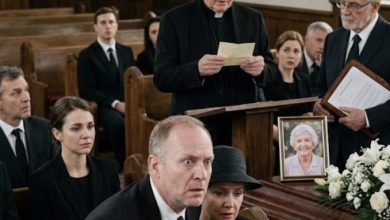 Photo of Dad Took the Front Pew at Grandma’s Funeral—Until the Pastor Opened a Letter and Said His Name