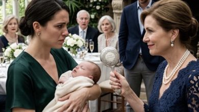 Photo of My Mother-in-Law Called My Baby “Property” — My Husband Stayed Silent, So I Sent the Recording to the One Man His Family Feared