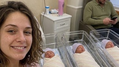 Photo of My Husband Left Me Alone With Our Newborn Triplets for a Two-Week Vacation — When He Came Home, Someone Was Waiting at the Door