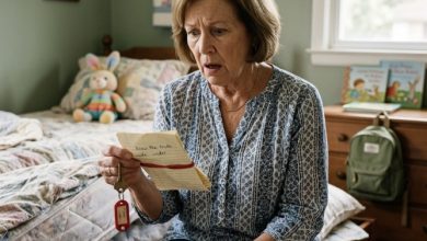 Photo of I Was Changing My Grandson’s Sheets After He Went Home When I Found a Hidden Key Under His Mattress—and Then I Read the Note Attached to It