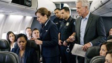 Photo of I Was Seconds Away From Being Handcuffed and Dragged Off My Flight — Until a Quiet Passenger Folded His Newspaper and Spoke