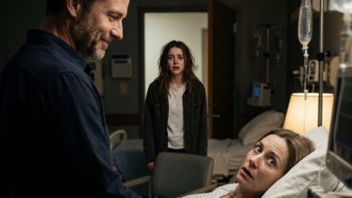 Photo of My Husband Was Smiling Beside My Hospital Bed—Then a Young Woman in the Doorway Called Him “Dad”