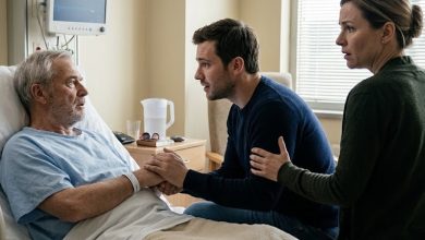 Photo of My Husband Woke Up in the Hospital and Asked for a Man I Had Never Heard Of—Then That Man Called Him Dad