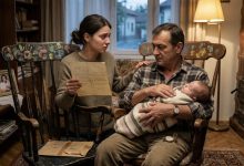 Photo of My Father Brought One Strange Chair to Meet His New Grandson — Then I Saw What Was Written Underneath It