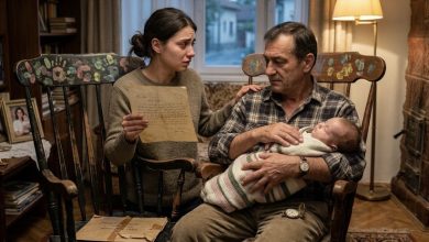Photo of My Father Brought One Strange Chair to Meet His New Grandson — Then I Saw What Was Written Underneath It