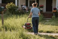 Photo of Grandma Sat on the Porch Watching Me Mow Until I Reached the Maple Tree and She Started Screaming