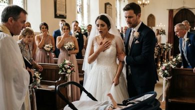 Photo of My Cousin Was Still in Her Wedding Dress When She Grabbed My Arm and Told Me Not to Give the Baby Back