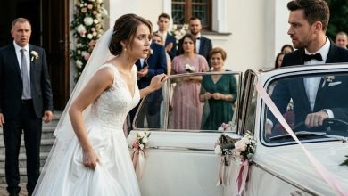 Photo of My Husband Refused to Drive Our Wedding Car Until My Father Came Outside. Then He Told Me Why.